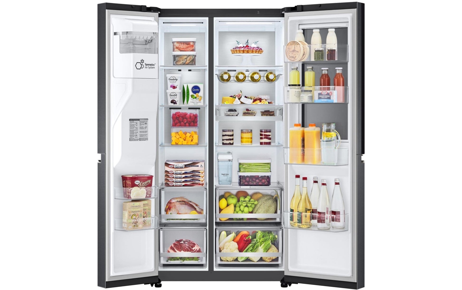 Foodcenter GSXV91MCLE Matte Black - MEGART