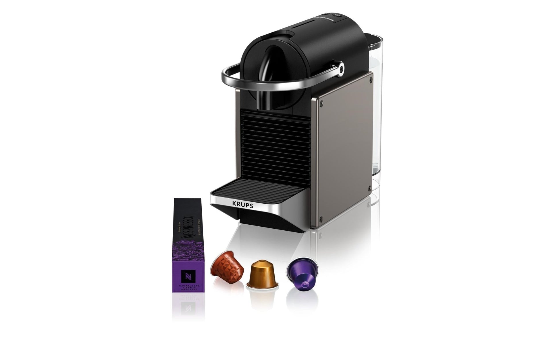 Kaffeemaschine Nespresso Pixie XN306TCH Titan - MEGART