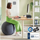Leitz Sitzball Ergo Active 75 cm, Dunkelgrau - MEGART