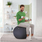 Leitz Sitzball Ergo Active 75 cm, Dunkelgrau - MEGART
