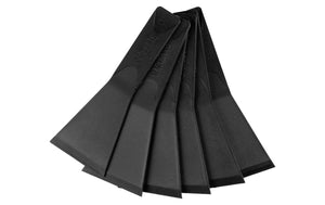 Raclette - Spachtel Schwarz 6 Stück - MEGART