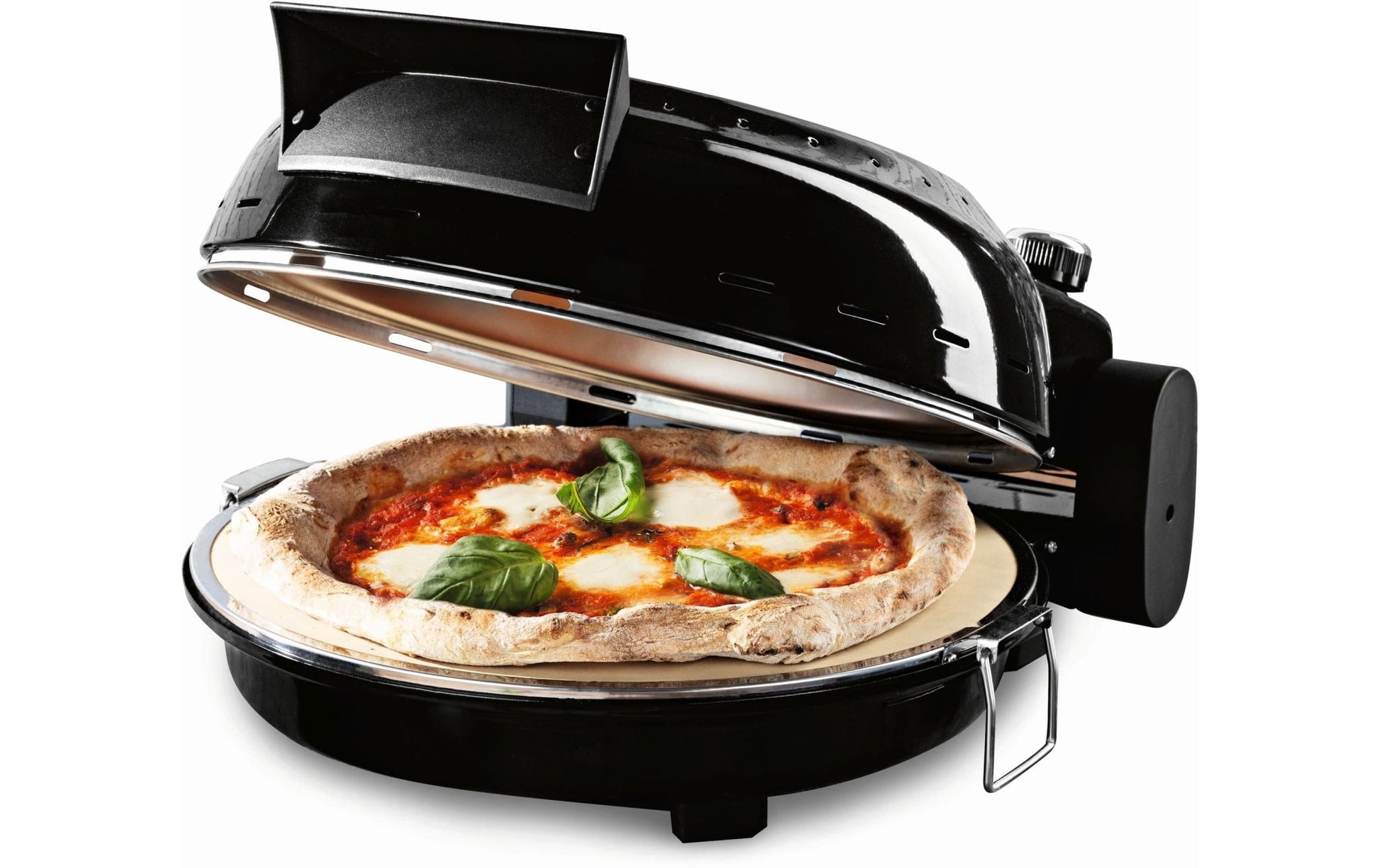 Pizzaofen Ø 30 cm, Schwarz - MEGART