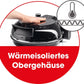Pizzaofen Ø 30 cm, Schwarz - MEGART