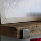 Wandregal LAM004 2 Stück, 60 x 16 x 14 cm, Walnuss - MEGART