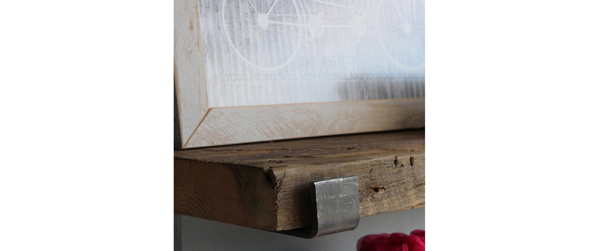 Wandregal LAM004 2 Stück, 60 x 16 x 14 cm, Walnuss - MEGART