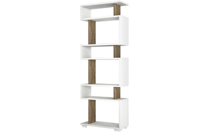 Regal Blok 60 x 165 x 19.5 cm, Nature/Weiss - MEGART