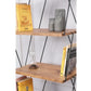 Regal Balaban 48 x 165 x 31 cm, Braun - MEGART