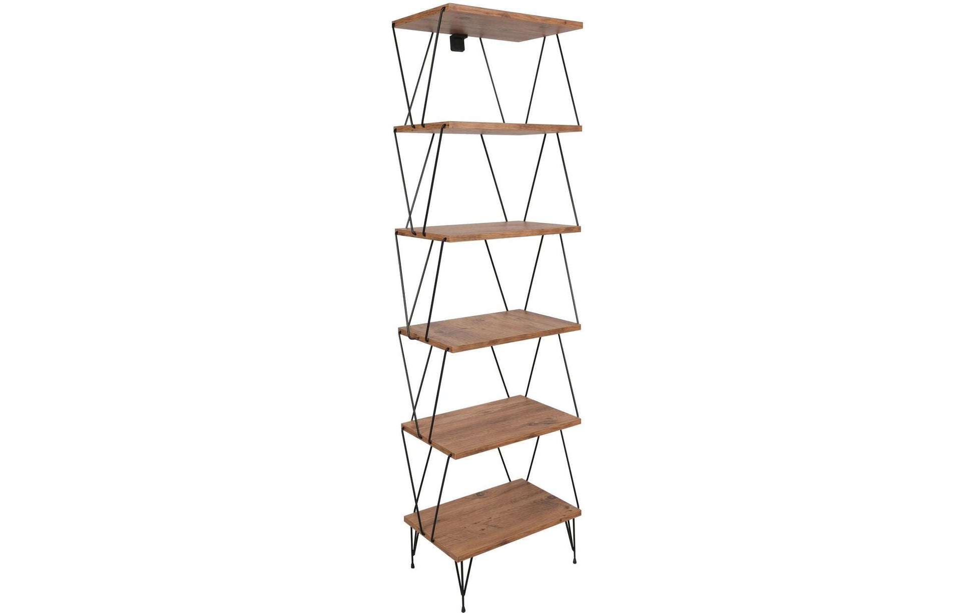 Regal Balaban 48 x 165 x 31 cm, Braun - MEGART