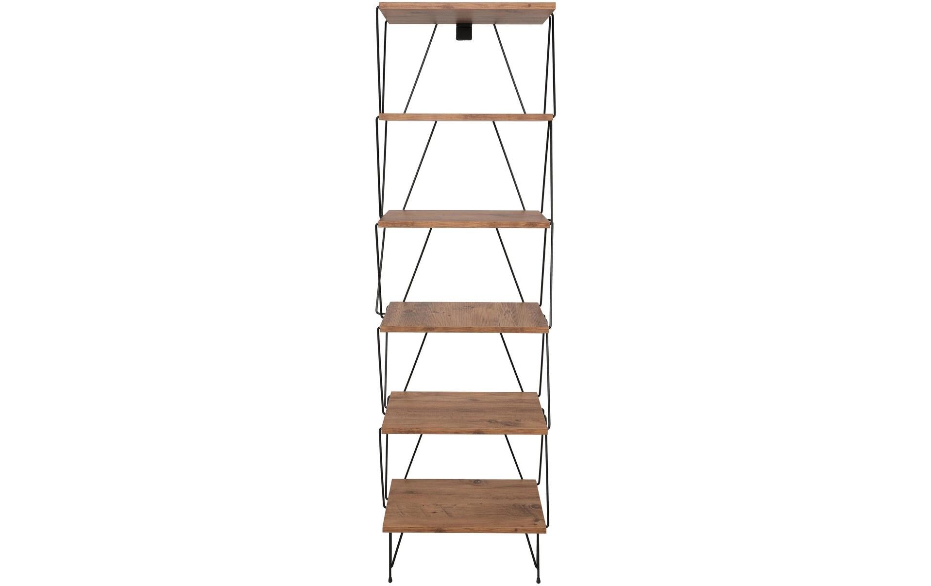 Regal Balaban 48 x 165 x 31 cm, Braun - MEGART