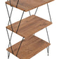 Regal Balaban 48 x 165 x 31 cm, Braun - MEGART