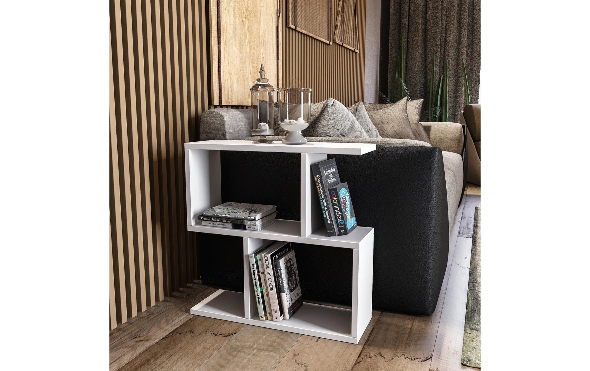 Regal Life 60 x 60 x 20 cm, Weiss - MEGART