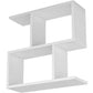 Regal Life 60 x 60 x 20 cm, Weiss - MEGART