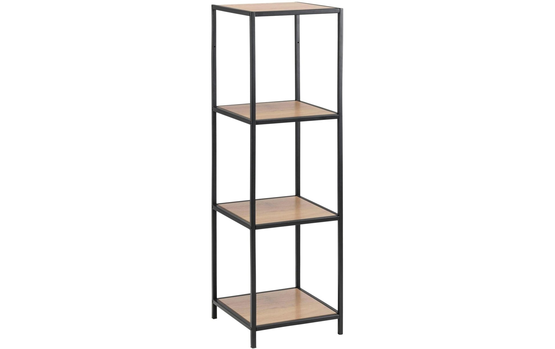 Regal Seaford 35 x 37 x 119,5 cm, Nature/Schwarz - MEGART