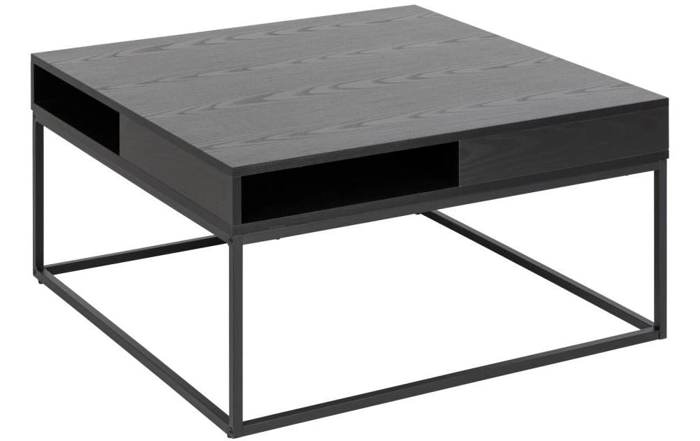 Couchtisch Willford 80 x 80 x 40 cm, Schwarz - MEGART