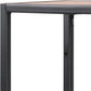Wandregal Seaford 75 x 20 x 91 cm, Nature/Schwarz - MEGART