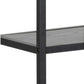 Wandregal Seaford 75 x 20 x 91 cm, Schwarz - MEGART