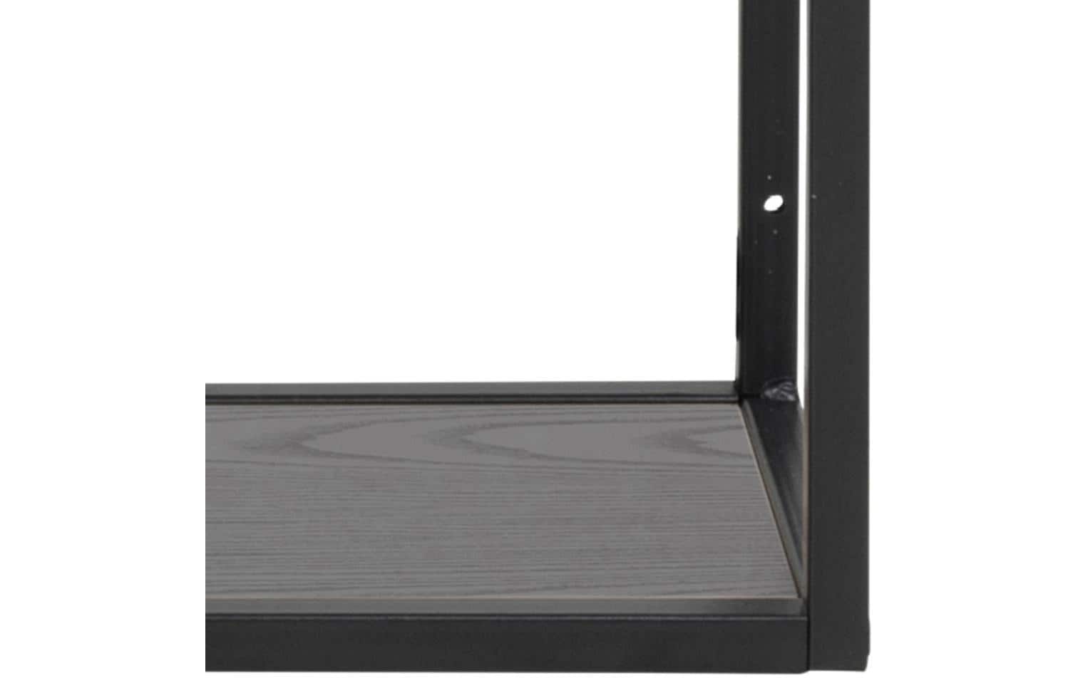 Wandregal Seaford 75 x 20 x 91 cm, Schwarz - MEGART