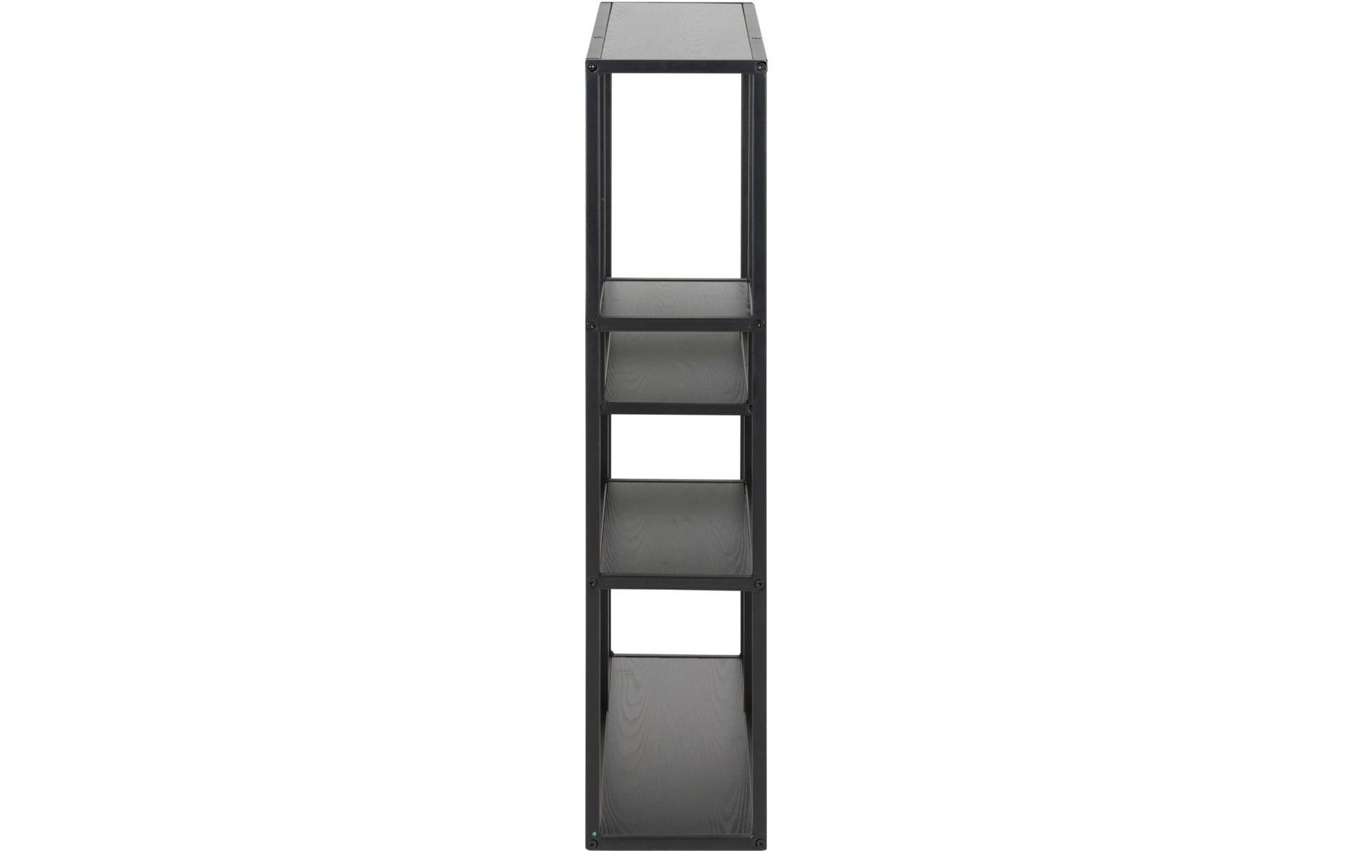 Wandregal Seaford 75 x 20 x 91 cm, Schwarz - MEGART