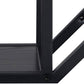 Wandregal Seaford 77 x 20 x 77 cm, Schwarz - MEGART