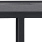 Wandregal Seaford 77 x 20 x 77 cm, Schwarz - MEGART