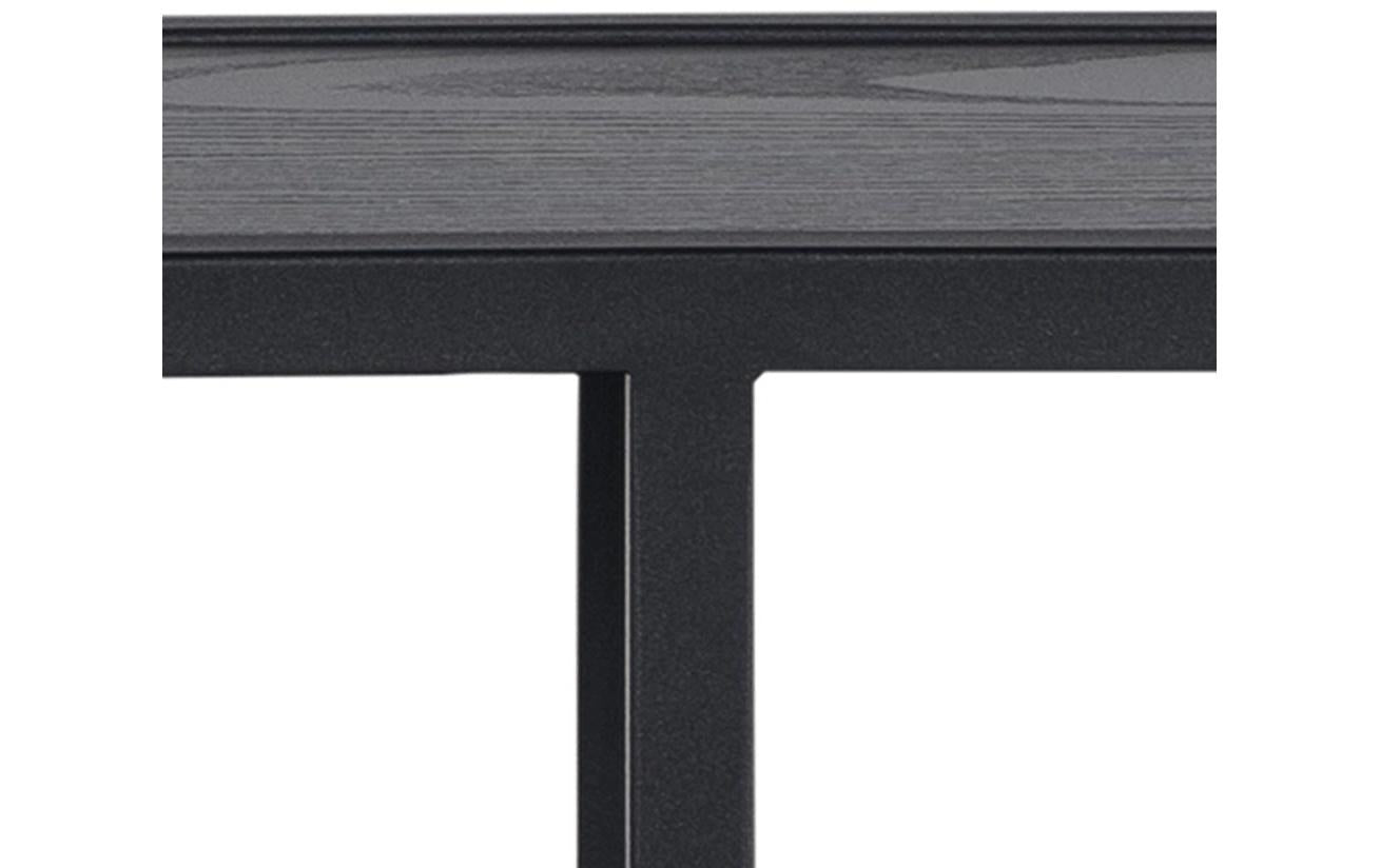 Wandregal Seaford 77 x 20 x 77 cm, Schwarz - MEGART