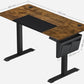 Songmics Stehtisch 120 x 60 cm, Vintagebraun - Schwarz - MEGART