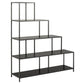 Regal Seaford 135 x 35 x 150 cm, Schwarz - MEGART