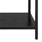 Regal Seaford 135 x 35 x 150 cm, Schwarz - MEGART