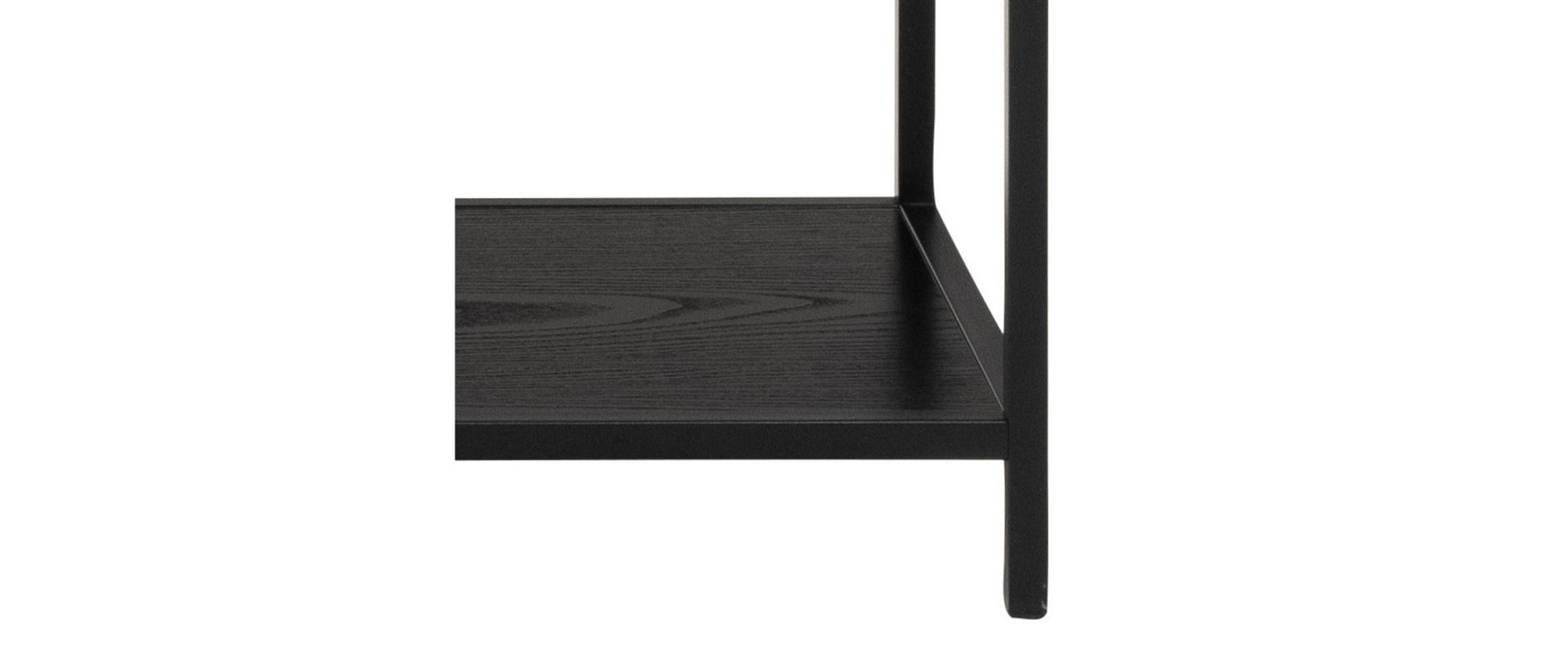 Regal Seaford 135 x 35 x 150 cm, Schwarz - MEGART