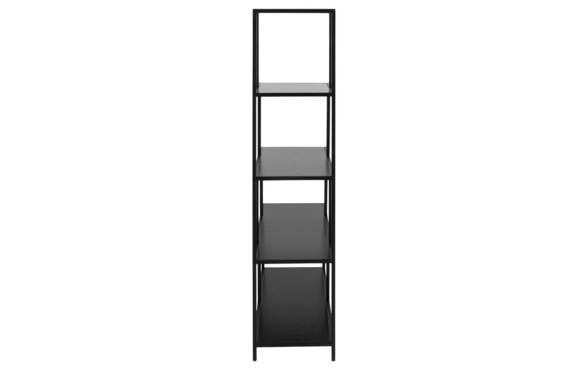 Regal Seaford 135 x 35 x 150 cm, Schwarz - MEGART