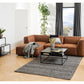 Regal Seaford 135 x 35 x 150 cm, Schwarz - MEGART