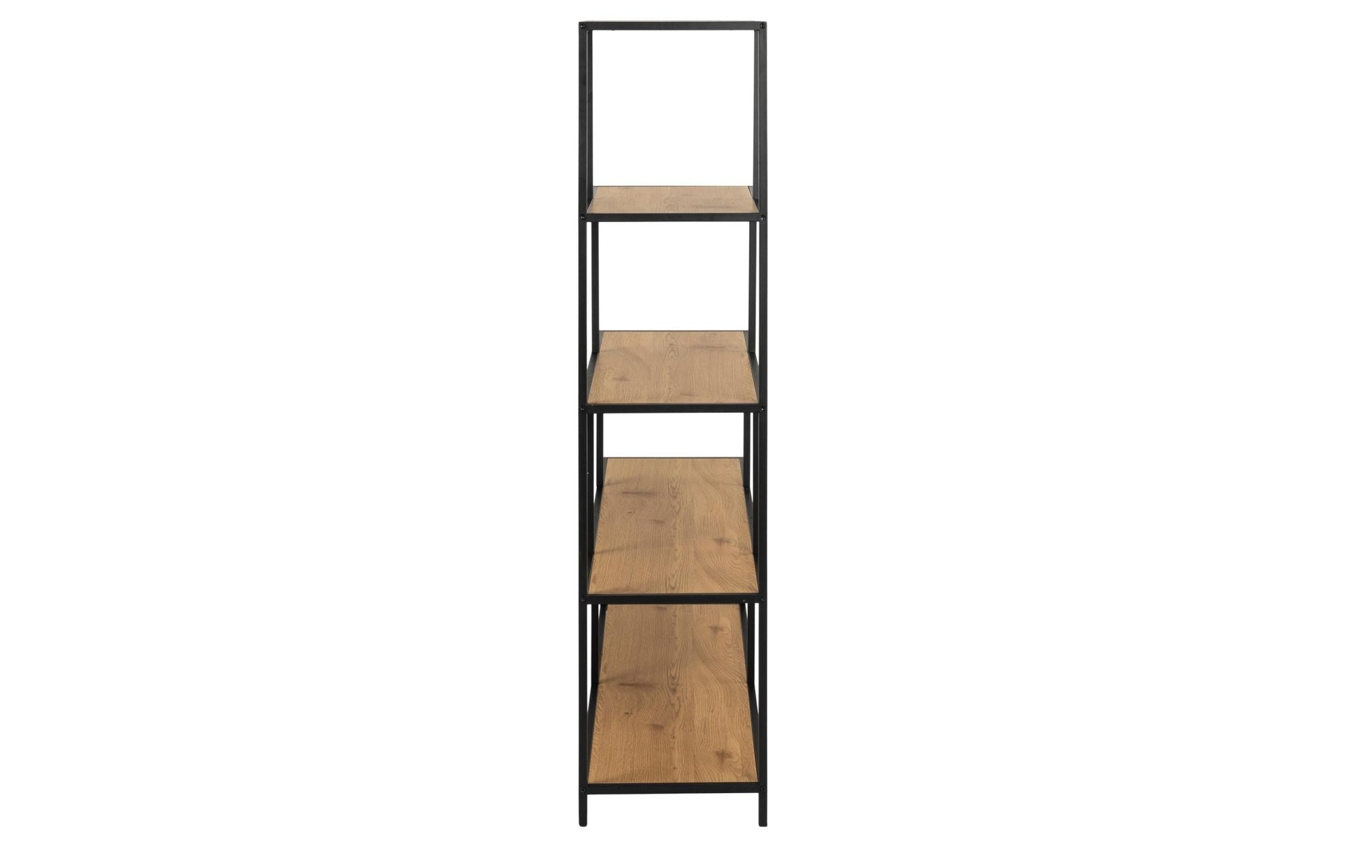 Regal Seaford 135 x 35 x 150 cm, Nature/Schwarz - MEGART