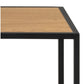 Regal Seaford 135 x 35 x 150 cm, Nature/Schwarz - MEGART
