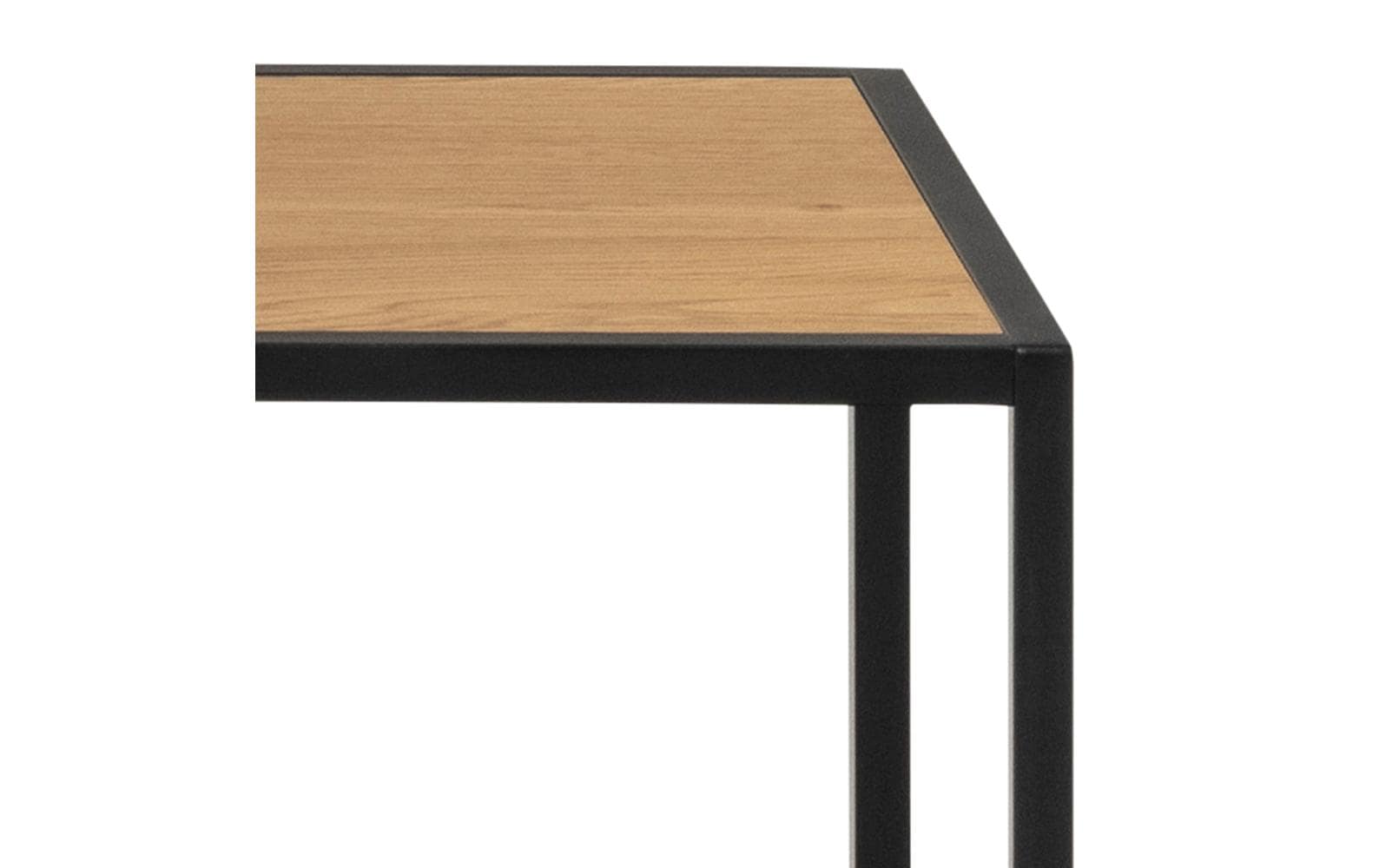 Regal Seaford 135 x 35 x 150 cm, Nature/Schwarz - MEGART