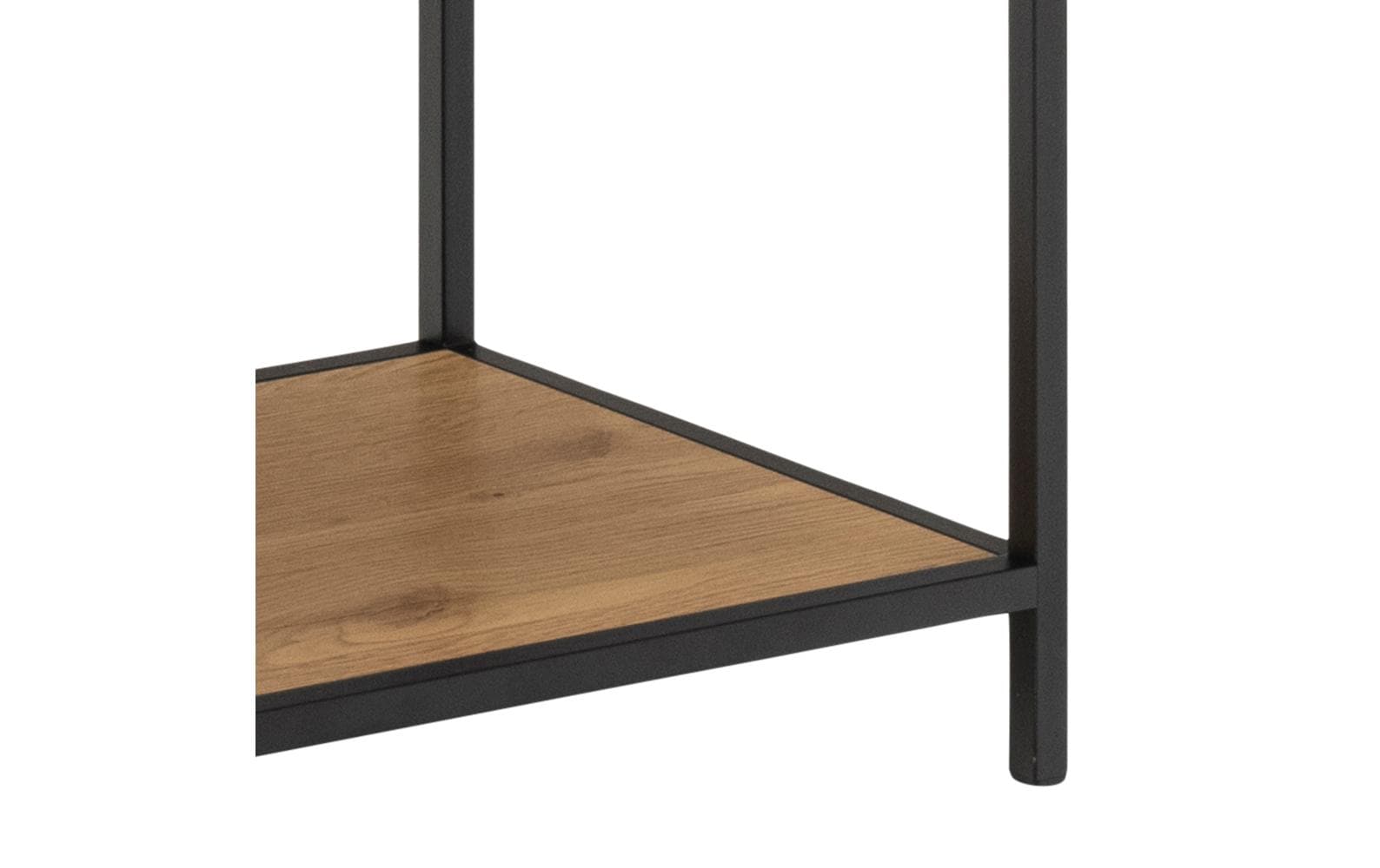 Regal Seaford 135 x 35 x 150 cm, Nature/Schwarz - MEGART