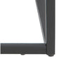 Beistelltisch Newton 45 x 40 x 50,5 cm, Schwarz - MEGART
