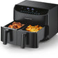 Heissluft - Fritteuse 6 kg, Schwarz - MEGART