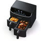 Heissluft - Fritteuse 6 kg, Schwarz - MEGART