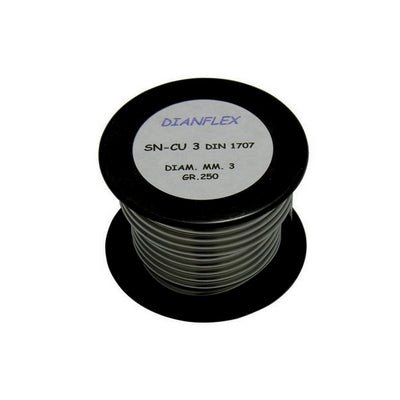 Weichlot Zinn-Kupfer im Ring L-Sn Cu 3 DIN 1707, 250 g - MEGART