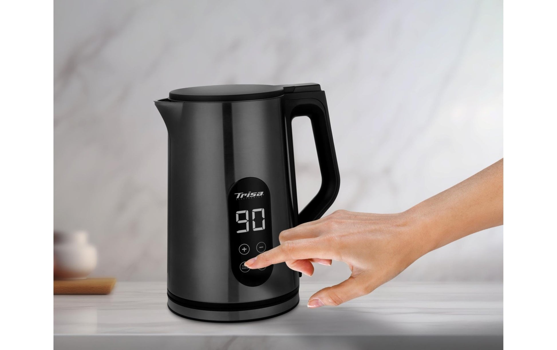 Wasserkocher Digital Boil 1.7 l, Anthrazit - MEGART