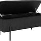 Sitztruhe Watford 36.5 x 95 x 46 cm, Schwarz - MEGART