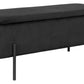 Sitztruhe Watford 36.5 x 95 x 46 cm, Schwarz - MEGART