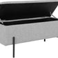 Sitztruhe Watford 36.5 x 95 x 46 cm, Hellgrau - MEGART