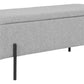 Sitztruhe Watford 36.5 x 95 x 46 cm, Hellgrau - MEGART