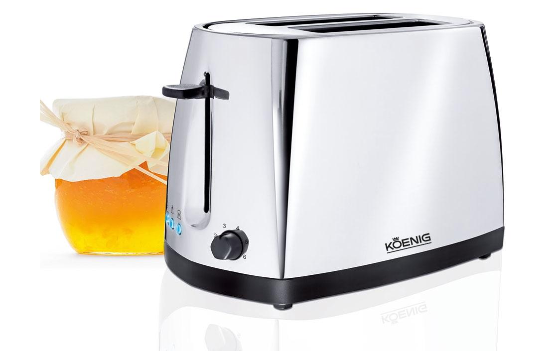 Toaster Chrome Line Chrom/Schwarz - MEGART