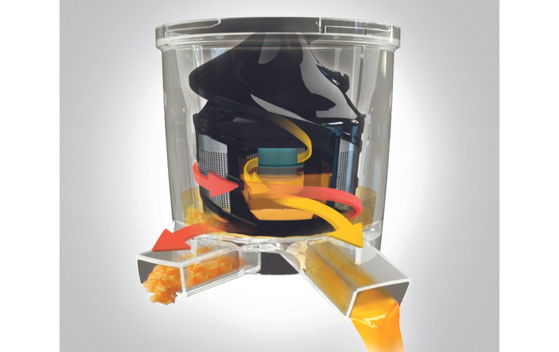 Slow Juicer Pro Chrom/Schwarz - MEGART