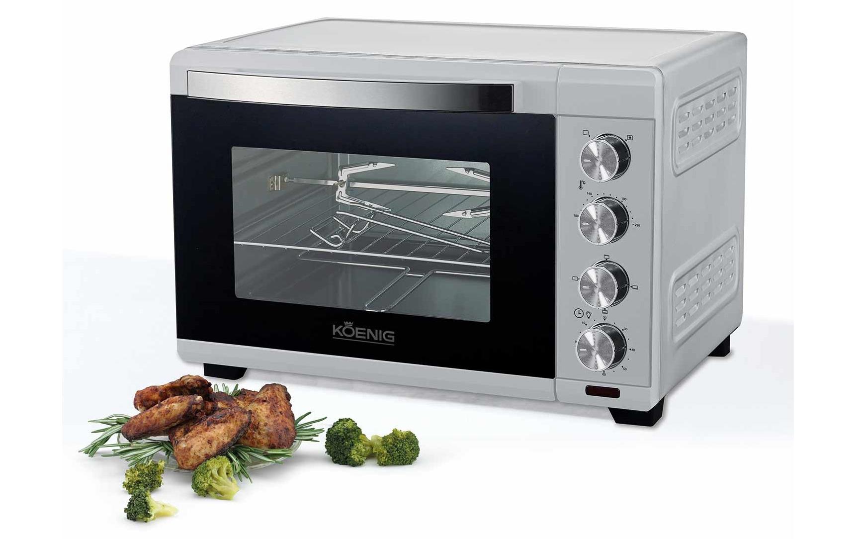Backofen 30 l, Chrom/Schwarz - MEGART
