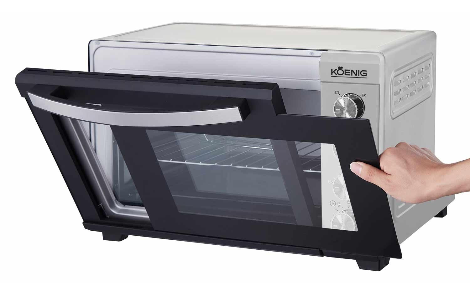 Backofen 30 l, Chrom/Schwarz - MEGART