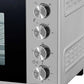 Backofen 30 l, Chrom/Schwarz - MEGART