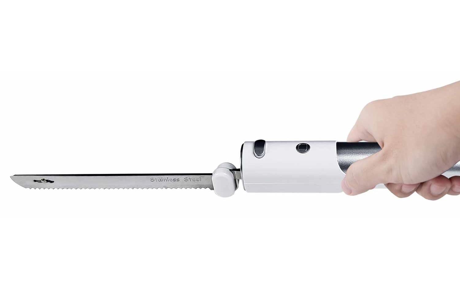 Elektromesser Silber/Weiss - MEGART